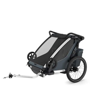 Thule Chariot Cross 2 Kinderanhänger - 2 Kinder - dark slate
