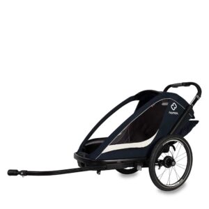 Hamax Breeze Kinderanhänger - 1 Kind - navy cream