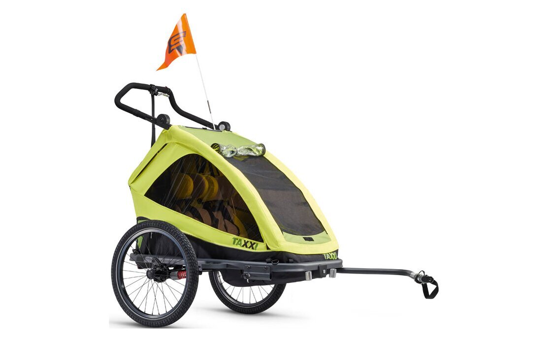 TAXXI ELITE for two Kinderanhänger - Gelb | lemon