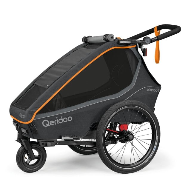 Qeridoo Kidgoo1 Kinderfahrradanhänger - FIDLOCK Edition