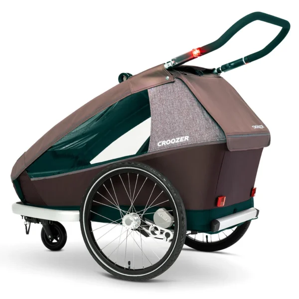 Fahrradanhänger Croozer Kid Vaaya 2 Blossom Red – Bild 2