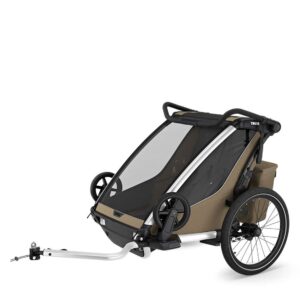 Thule Chariot Cross 2 Kinderanhänger - 2 Kinder - faded khaki