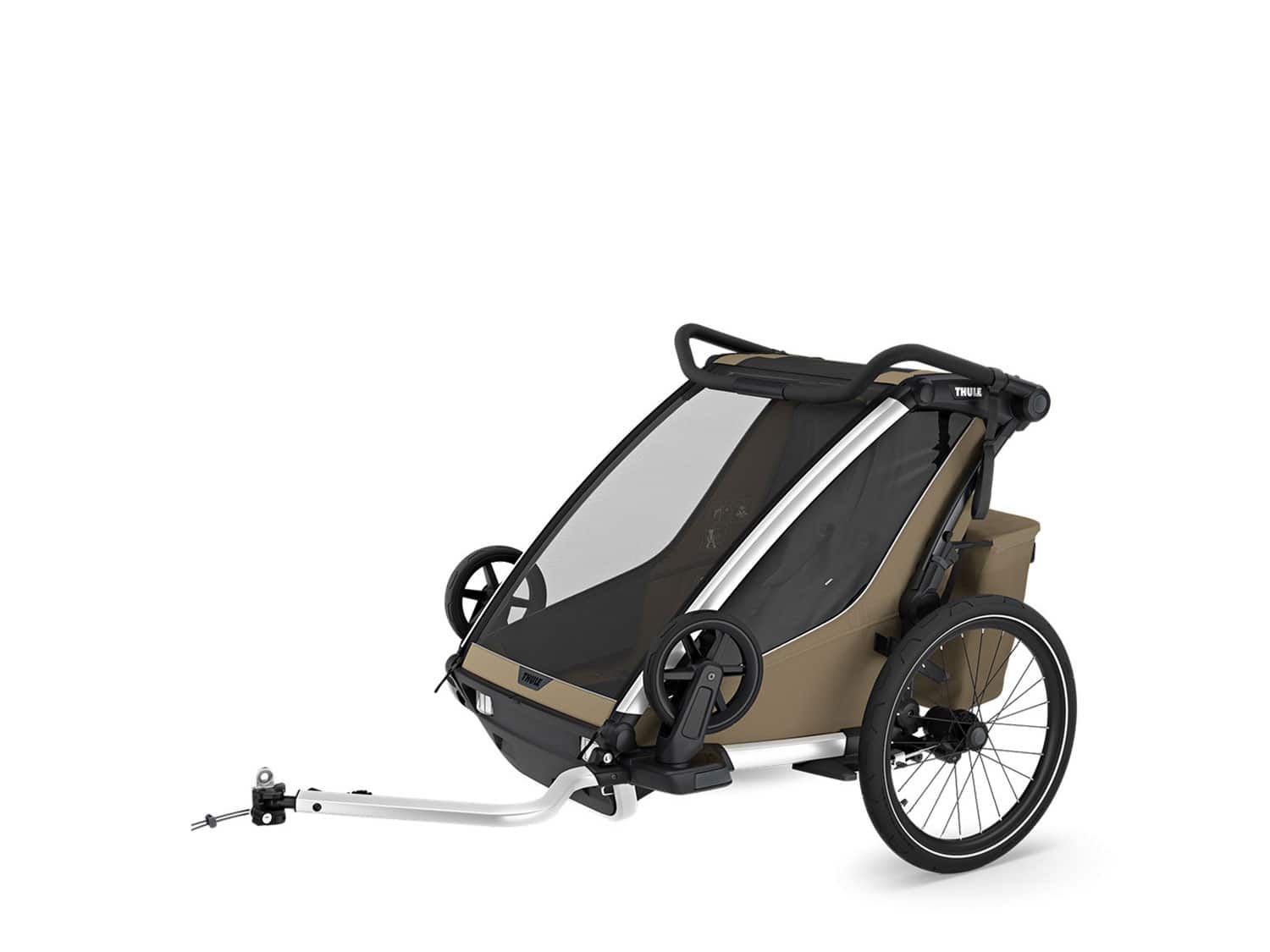 Thule Chariot Cross 2 Kinderanhänger - 2 Kinder - faded khaki