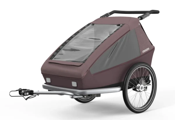 Fahrradanhänger Croozer Kid Vaaya 2 Blossom Red – Bild 7