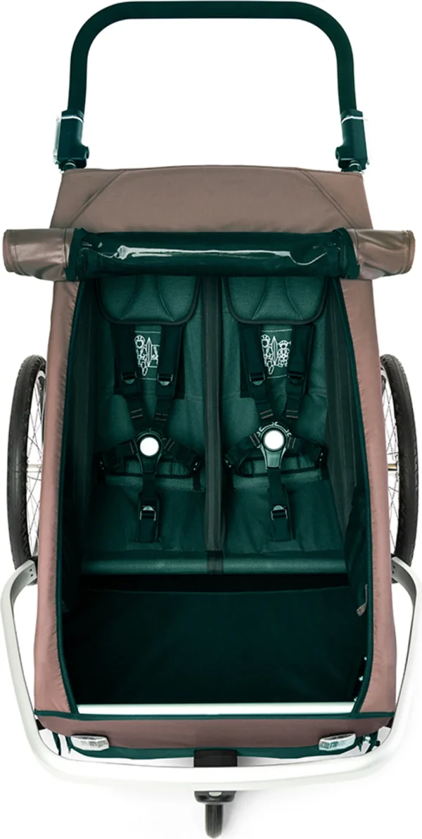 Fahrradanhänger Croozer Kid Vaaya 2 Blossom Red – Bild 8